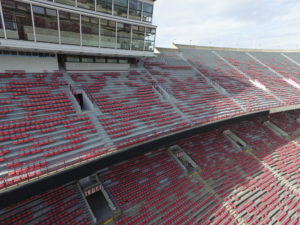 UW Madison Camp Randall Upper Deck Coating