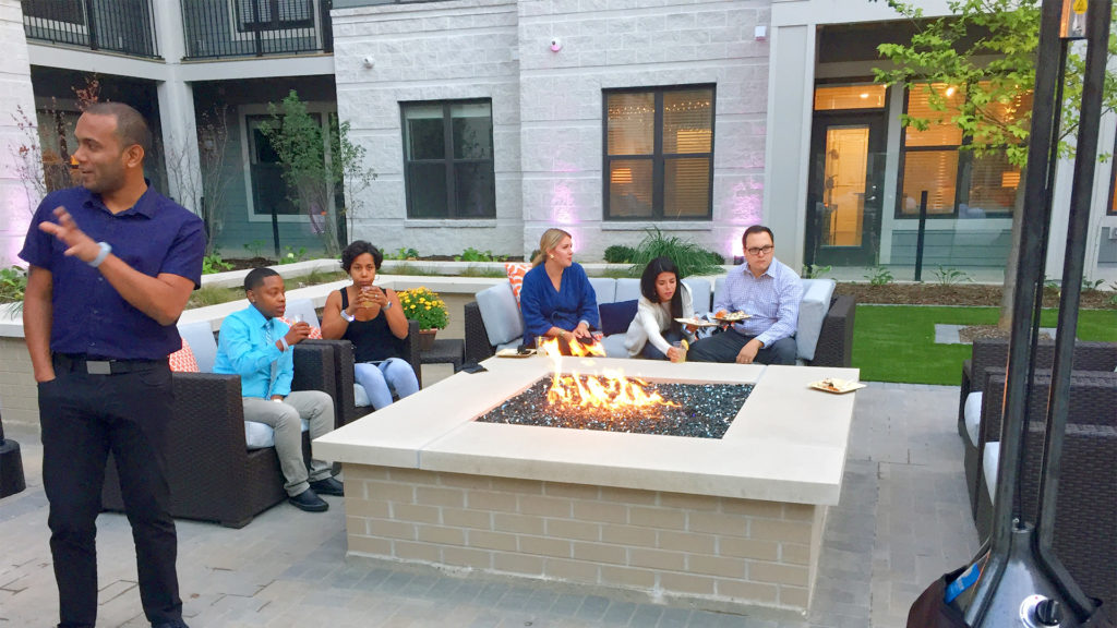 Mayfair Reserve Pool Courtyard Fire Pit