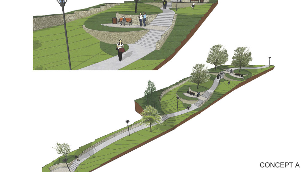 Wauwatosa Pedestrian Stairs - Concept A