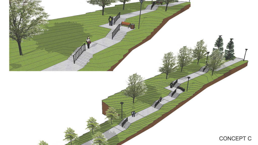 Wauwatosa Pedestrian Stairs - Concept C