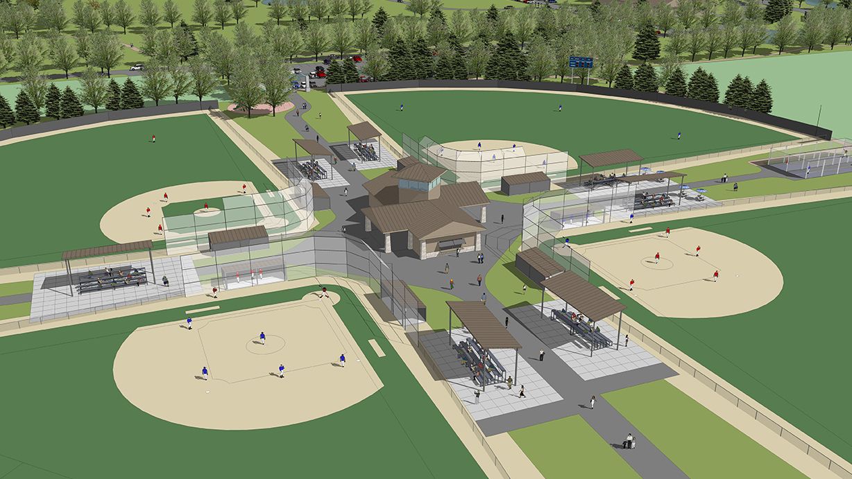 Sussex Village Park Baseball Fields raSmith