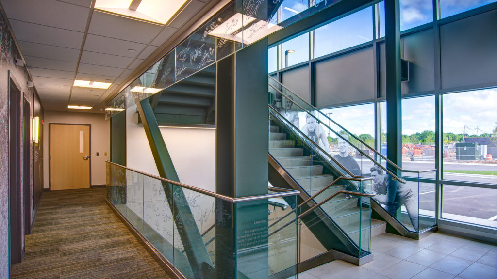 Staircase at Bellin Health at Titletown