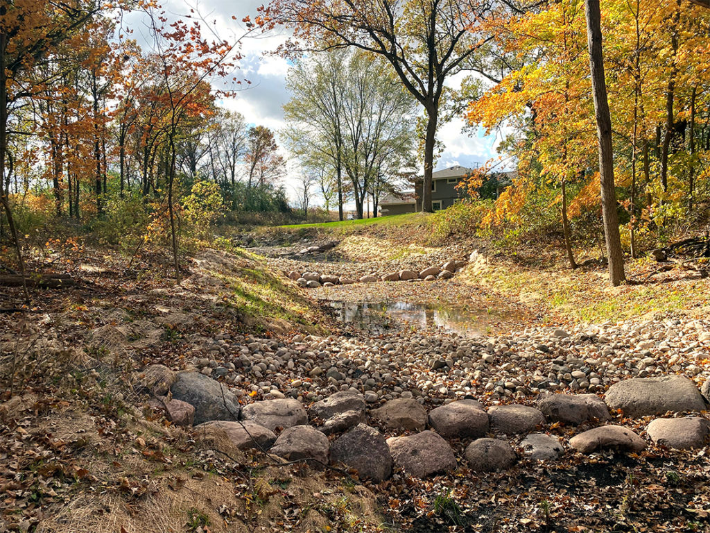 RSC was effectively used for the Reck South Ravine stabilization project in Kenosha County, WI.